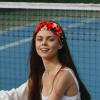 1 Pack Wide Headbands For Women Elastic Headband Red Art Seven Star Ladybug-355 Head Bands Women's Hair Band Turban Workout Soft Sweat Hairband Accessories view 2