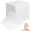 FOMIYES 100 Pcs Makeup Remover Pads - Soft Non-Woven Facial Cleansing Cotton Rounds for Makeup Removal and Toner Application (10x10cm) view 1