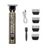 Professional Hair Trimmer Rechargeable Hair Cutting Machine for Men LCD Vintage Hair Beard Trimmer Electric Clippers Barber(LCD Dragon) view 1
