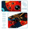 1 Pack Red Art Seven Star Ladybug-306 Elastic Soft Fabric Non-Slip Women's Fashion Headbands - Soft, Wide, and Stylish for All Occasions view 4