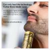 Vintage Rechargeable Shaver Beard Trimmer Machine Metal T9 Hair Trimmer Machine Mens Professional Electric Hair Clipper USB(Gold and Buddha) view 3