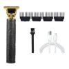 Electric Hair Clipper T9 Hair Trimmer for Men Rechargeable Electric Shaver Beard Barber Hair Cutting Machine Men Beard Trimmer(Black Buddha-no Box) view 1