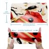 1 Pack Red Art Seven Star Ladybug-345 Elastic Soft Fabric Non-Slip Women's Fashion Headbands - Soft, Wide, and Stylish for All Occasions view 3