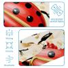 1 Pack Red Art Seven Star Ladybug-345 Elastic Soft Fabric Non-Slip Women's Fashion Headbands - Soft, Wide, and Stylish for All Occasions view 4
