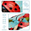 1 Pack Wide Headbands For Women Elastic Headband Red Art Seven Star Ladybug-283 Head Bands Women's Hair Band Turban Workout Soft Sweat Hairband Accessories view 4