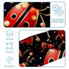 1 Pack Wide Headbands For Women Elastic Headband Red Art Seven Star Ladybug-262 Head Bands Women's Hair Band Turban Workout Soft Sweat Hairband Accessories view 4