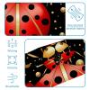 1 Pack Headbands for Women Non Slip Elastic Sports Hair Bands for Women, Soft Cloth Headband for Workout Yoga Fashion Hair Accessories,Red Art Seven Star Ladybug-284 view 4