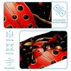 1 Pack Wide Headbands For Women Elastic Headband Red Art Seven Star Ladybug-289 Head Bands Women's Hair Band Turban Workout Soft Sweat Hairband Accessories view 4