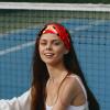 1 Pack Red Art Seven Star Ladybug-336 Elastic Soft Fabric Non-Slip Women's Fashion Headbands - Soft, Wide, and Stylish for All Occasions view 2