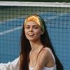 1 Pack Yellow Hami Melon-612 Elastic Soft Fabric Non-Slip Women's Fashion Headbands - Soft, Wide, and Stylish for All Occasions view 2