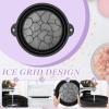 2Pcs Face Bowl with Built-in Ice Tray  Collapsible Silicone Facial Ice Bath Bowl for Cold Plunge Therapy, Skin Tightening & Acne Relief  Portable Spa Tool for Home & Travel (Black) view 4