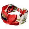 1 Pack Headbands for Women Non Slip Elastic Sports Hair Bands for Women, Soft Cloth Headband for Workout Yoga Fashion Hair Accessories,Red Art Seven Star Ladybug-308 view 1
