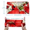 1 Pack Headbands for Women Non Slip Elastic Sports Hair Bands for Women, Soft Cloth Headband for Workout Yoga Fashion Hair Accessories,Red Art Seven Star Ladybug-308 view 3