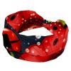 1 Pack Headbands for Women Non Slip Elastic Sports Hair Bands for Women, Soft Cloth Headband for Workout Yoga Fashion Hair Accessories,Red Art Seven Star Ladybug-341 view 1