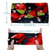 1 Pack Headbands for Women Non Slip Elastic Sports Hair Bands for Women, Soft Cloth Headband for Workout Yoga Fashion Hair Accessories,Red Art Seven Star Ladybug-341 view 3