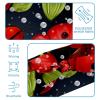 1 Pack Headbands for Women Non Slip Elastic Sports Hair Bands for Women, Soft Cloth Headband for Workout Yoga Fashion Hair Accessories,Red Art Seven Star Ladybug-341 view 4