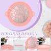 2Pcs Face Bowl with Built-in Ice Tray  Collapsible Silicone Facial Ice Bath Bowl for Cold Plunge Therapy, Skin Tightening & Acne Relief  Portable Spa Tool for Home & Travel (Pink) view 4