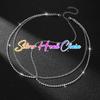 Aukmla Silver Head Chain Layered Headpiece Festival Hair Accessires for Women (Silver, One Size) view 2