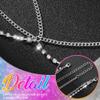 Aukmla Silver Head Chain Layered Headpiece Festival Hair Accessires for Women (Silver, One Size) view 4