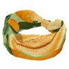1 Pack Yellow Hami Melon-636 Elastic Soft Fabric Non-Slip Women's Fashion Headbands - Soft, Wide, and Stylish for All Occasions view 1