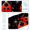 1 Pack Red Art Seven Star Ladybug-357 Elastic Soft Fabric Non-Slip Women's Fashion Headbands - Soft, Wide, and Stylish for All Occasions view 4