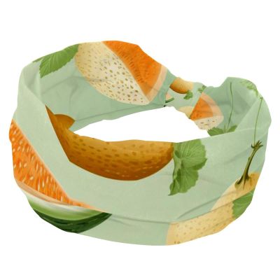 1 Pack Headbands for Women Non Slip Elastic Sports Hair Bands for Women, Soft Cloth Headband for Workout Yoga Fashion Hair Accessories,Sweet Hami Melon-704