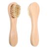 2 Pcs Dry Brush for Face, Natural Bristles Facial Exfoliating Brush with Wooden Handle Mini Face Cleansing Brushes for Women Men view 1