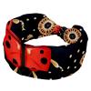 1 Pack Wide Headbands For Women Elastic Headband Red Art Seven Star Ladybug-229 Head Bands Women's Hair Band Turban Workout Soft Sweat Hairband Accessories view 1