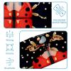 1 Pack Wide Headbands For Women Elastic Headband Red Art Seven Star Ladybug-229 Head Bands Women's Hair Band Turban Workout Soft Sweat Hairband Accessories view 4