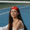 1 Pack Headbands for Women Non Slip Elastic Sports Hair Bands for Women, Soft Cloth Headband for Workout Yoga Fashion Hair Accessories,Red Art Seven Star Ladybug-356 view 2
