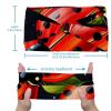 1 Pack Headbands for Women Non Slip Elastic Sports Hair Bands for Women, Soft Cloth Headband for Workout Yoga Fashion Hair Accessories,Red Art Seven Star Ladybug-356 view 3