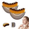 2PCS Lymphatic Contour Face Brush, Lymphatic Contour Face and Body Brushes, Lymphatic Drainage Face Massager, Jawline and Chin Sculpting, Ergonomically Designed to Fit The Skin Precisely view 1
