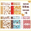 150 Pcs Christmas Lip Balms Bulk Peppermint Candy Cane Gingerbread Hot Cocoa Gifts Cookie Cinnamon Flavor Lip Balm Party Favor Xmas Stocking Stuffers Christmas Bulk Gifts for Coworker Staff Employee view 3
