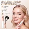 2026 New Mascara, Lift Iron Wand Mascara for Everyday Wear, Thick, Curling, Long-lasting, Waterproof, Sweat-proof, Lengthening, Non-smudged (Black-2Pcs) view 2
