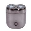 Saluaqui Effortless Electric Beard Trimmer for Men with Dual Blades and Magnetic Rechargeable Feature, Portable for Home and Travel, Silver Aluminum Design view 3