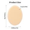 4Pcs Egg Makeup Sponge, Makeup Flat Sponges for Foundation Puff Blush Cosmetic Facial Forehead Cheeks, Dry & Wet Use, Skin Tone & Pink view 2