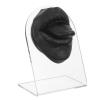 Healvian Black Silicone Tongue Piercing Practice Model Fake Mouth Display Realistic Flexible Body Part for Piercing and Tattoo Training Makeup Practice view 1