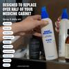 Magic Molecule Hypochlorous Acid Spray  Soothing Facial Mist for Redness & Irritated Skin  Cleansing & Purifying  Everything Home & Travel Bundle (1x 8oz + 2x 3.4oz) view 3