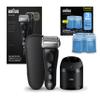 Braun Series 8 8560cc Electric Razor for Men, 4+1 Shaving Elements & Precision Long Hair Trimmer, SmartCare Center, Close & Gentle, Wet & Dry Electric Razor, 3ct Clean and Renew Cartridge view 1