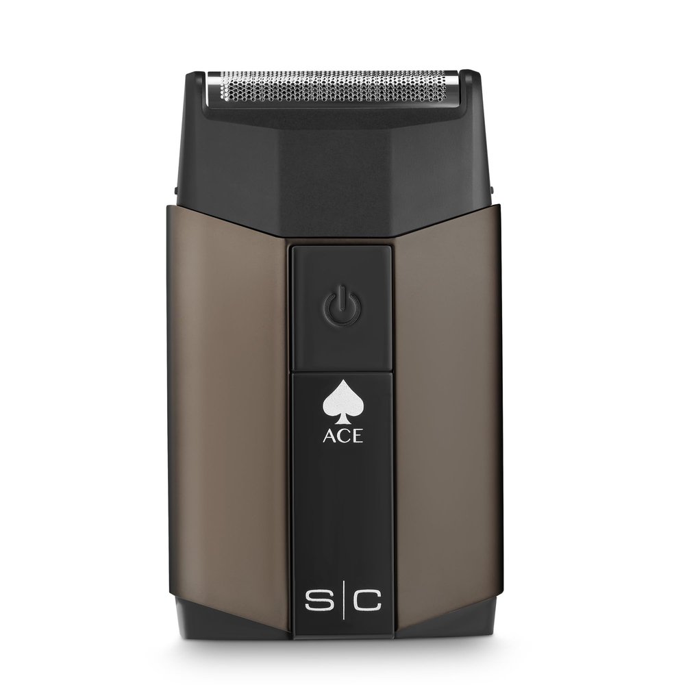 StyleCraft Ace Cordless Single Foil Shaver with Integrated Trimmer, USB-C Rechargeable Men's Foil Shaver with Powerful Rotary Motor