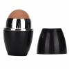 BRRNOO Oil Absorbing Roller, Oil Absorbing Volcanic Face Roller, Face Oil Eliminating Stick, Portable and Reusable Skincare Tool, for At Home or On the Go Mini Massage (Black) view 1