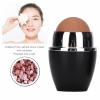 BRRNOO Oil Absorbing Roller, Oil Absorbing Volcanic Face Roller, Face Oil Eliminating Stick, Portable and Reusable Skincare Tool, for At Home or On the Go Mini Massage (Black) view 2