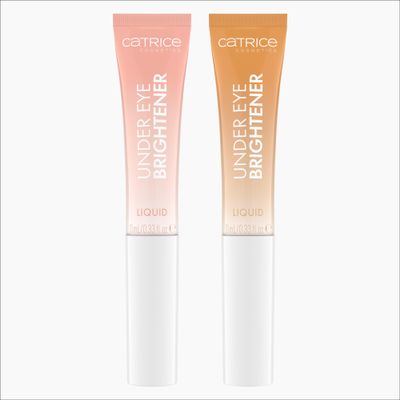 Catrice | Under Eye Brightener Liquid Bundle 010 Light Rose & 020 Warm Nude | Lightweight Radiant Concealer, Sponge Tip Applicator | Vegan & Cruelty Free