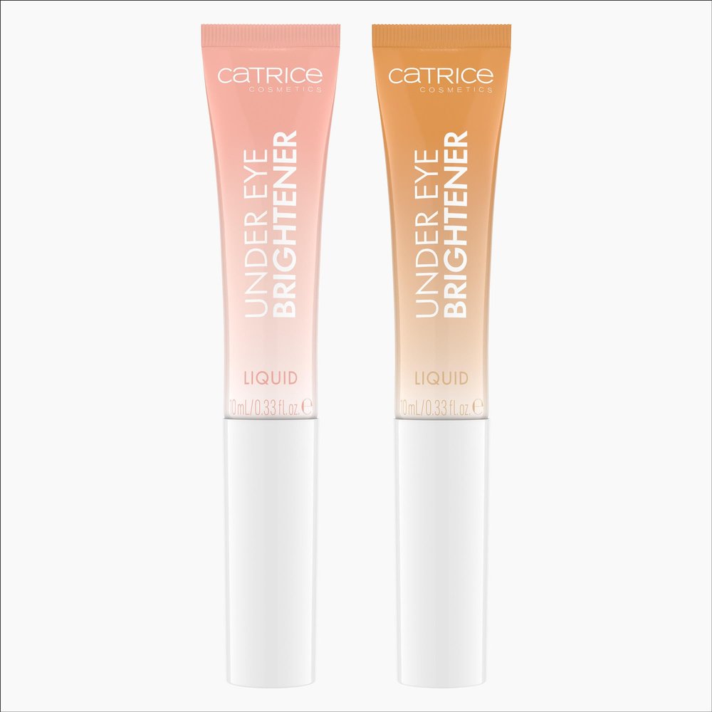 Catrice | Under Eye Brightener Liquid Bundle 010 Light Rose & 020 Warm Nude | Lightweight Radiant Concealer, Sponge Tip Applicator | Vegan & Cruelty Free