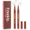 LYBHDAFA 2PCS Freckle Pen, Soft Dot Faux Freckle Stamp for Natural Lifelike Sun-kissed Makeup, Waterproof & Long Lasting Quick Dry Magic Fake Freckles Stain Marker (02 Medium & 02 Medium) view 1