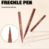 LYBHDAFA 2PCS Freckle Pen, Soft Dot Faux Freckle Stamp for Natural Lifelike Sun-kissed Makeup, Waterproof & Long Lasting Quick Dry Magic Fake Freckles Stain Marker (02 Medium & 02 Medium) view 3