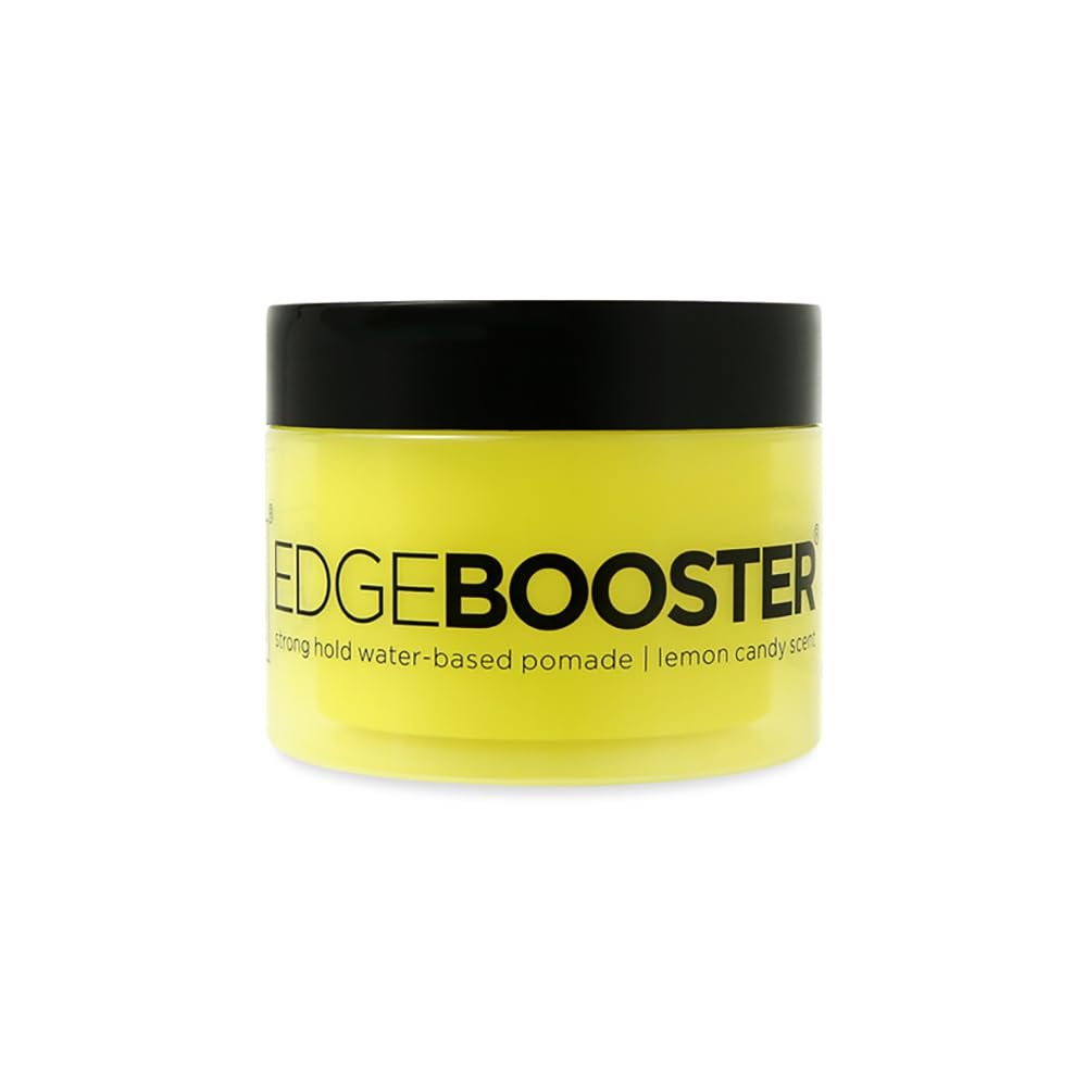 Style Factor Edge Booster Strong Hold Water-Based Pomade 3.38oz-Lemon Cany Scent