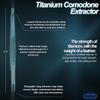 Nobelcrafts - Titanium Comodone Extractor - Premium Titanium Comodone Extractor for Face, Nose, Skin - Professional Double Sided Skin Tool view 2