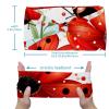 1 Pack Headbands for Women Non Slip Elastic Sports Hair Bands for Women, Soft Cloth Headband for Workout Yoga Fashion Hair Accessories,Red Art Seven Star Ladybug-302 view 3