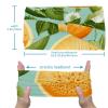 1 Pack Headbands for Women Non Slip Elastic Sports Hair Bands for Women, Soft Cloth Headband for Workout Yoga Fashion Hair Accessories,Yellow Hami Melon-665 view 3